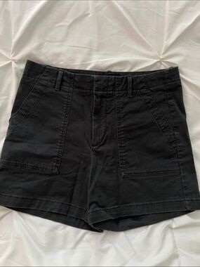 Women's 5” Gray High-Waist Utility Shorts